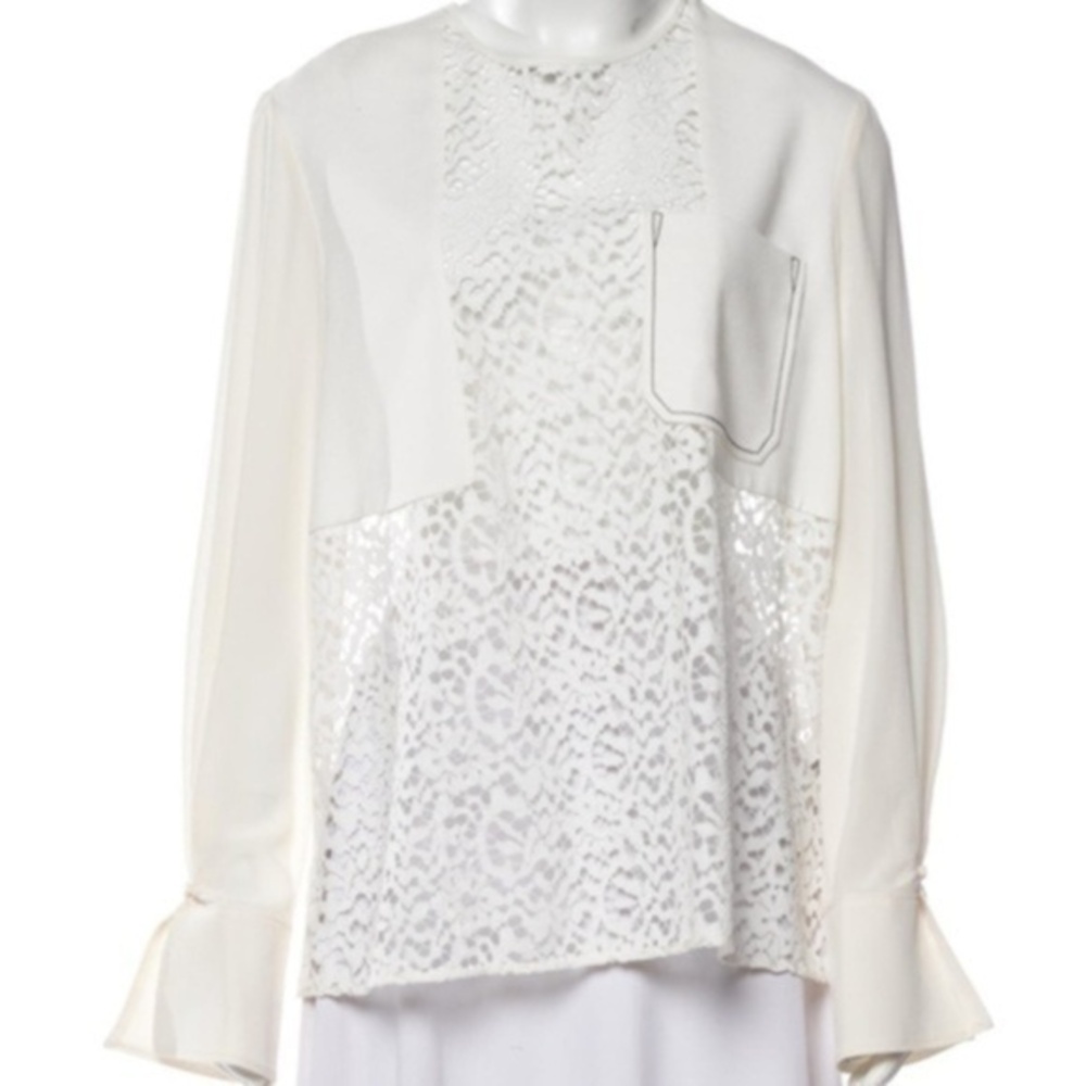 HOST PICK! NEW! NWOT 3.1 Phillip Lim Size 8 White Lace Blouse